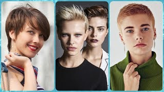 Unsere Top 20 ⚡ trendige kurzhaarfrisuren damen herbst 2018 [upl. by Akenet410]