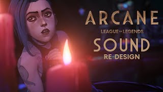 Arcane  Jinxs Crazy Rambling in Hideout  Sound ReDesign [upl. by Annaerda]