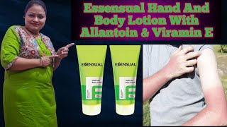 Essensual Hand and Body Lotion With Allantoin amp Vitamin E  Modicare Body Lotion  Best Moisturiser [upl. by Nainatrad]