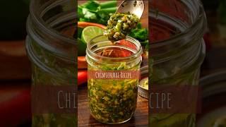 Easy Chimichurri Sauce Recipe  Fresh Chimichurri Sauce  Homemade Chimichurri Sauce  shorts [upl. by Jaquenette]