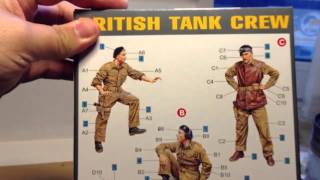 Miniart WW2 135 British Tank Crew Review [upl. by Ophelie]