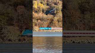 Metro North 201 Conrail shoving down east to Grand Central [upl. by Hoopes]