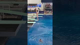 2024 USA Diving Junior Nationals 3m Springboard Prelims Dive 1 403b diving usadiving [upl. by Nagle]