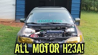 All Motor H23A Accord  TrapCar Walkaround  How To Swap A CG5 [upl. by Tiny569]