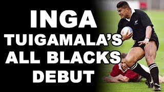 Inga Tuigamalas All Blacks Debut [upl. by Cort]