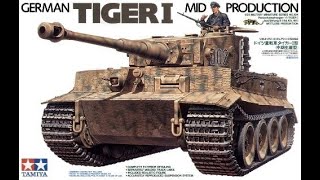 Building the 135 Tamiya Tiger 1 Mid Production 35194 [upl. by Bigot]