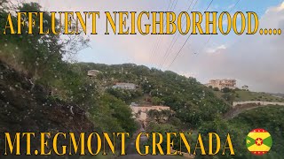 Scenic Evening Drive Throughout Mt Egmont Grenada  Affluent Grenada Neighborhood [upl. by Jaye]