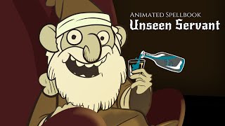 Animated Spellbook Unseen Servant DnD 5E [upl. by Sergias]