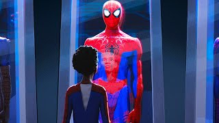 Miles Morales Becomes SpiderMan Scene  SpiderMan Into the SpiderVerse 2018 Movie CLIP HD [upl. by Olbap]