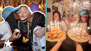 See Madonna’s LAVISH Party For Twin Daughters Estere amp Stella [upl. by Liatnahs]