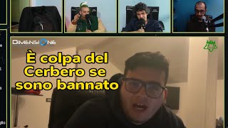 Il CERBERO PODCAST reacta a EL PAPI che li INCOLPA del suo BAN su TWITCH [upl. by Doolittle]