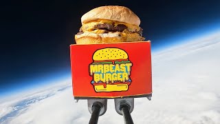 I Sent A MrBeast Burger To Space [upl. by Ahsaela]