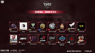 COUPE DAFRIQUE PUBG  SAISON 3  SEMI FINALS LOBBY B VS D [upl. by Kissiah]