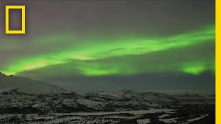 Amazing Northern Lights Time Lapse  National Geographic [upl. by Reiniar]