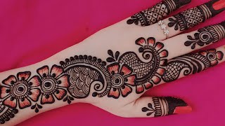 New Stylish mehndi design  Simple Henna design  Mehndi designs  Cone designs  Mehandi design [upl. by Edvard403]