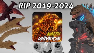 O FIM Do KAIJU UNIVERSE Como Conhecemos [upl. by Blondy]