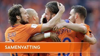 Highlights Nederland  Bulgarije 392017 [upl. by Oznol]