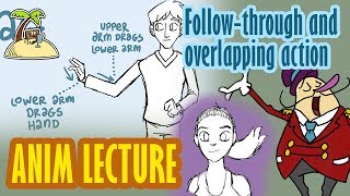 Follow through and overlapping action  animation principle [upl. by Spurgeon699]