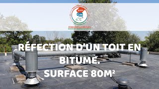 Étanchéité Toiture plate avec membrane EPDM [upl. by Namlas]