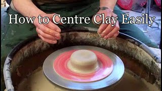 How to Center Clay  Basic Pottery Techniques [upl. by Virginie]