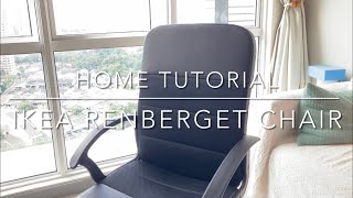 IKEA Renberget chair assembly tutorial [upl. by Oel]