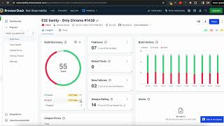 BrowserStack Test Observability  AIdriven test reporting debugging amp insights [upl. by Enyal]