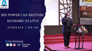 His Power Can Restore Economic Status  Genesis 12930  Sunday Service  05112023 [upl. by Noirred]