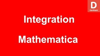 Mathematica Integration [upl. by Ybor321]