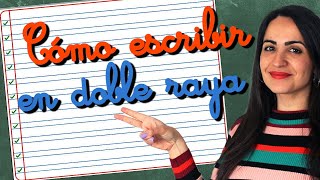 ✍️ EJERCICIOS de CALIGRAFÍA en RAYA DOBLE 📄 [upl. by Ynetsed229]