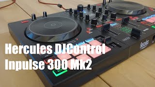 Hercules DJControl Inpulse 300 Mk2 simple demo mix by Sityi  PlayDome [upl. by Ainnos606]