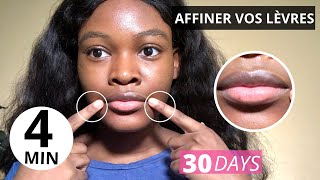 Comment resserrer et affiner vos lèvres et votre bouche \ exercice du visage【avoir des lèvres fines】 [upl. by Atinauq]