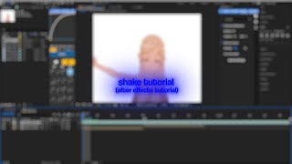 shake tutorial  after effects tutorial [upl. by Idelia]