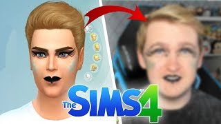 Recreating Sims Makeup IRL Challenge [upl. by Francisca1]