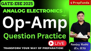 🎯GATE amp ESE 2025 ECEEIN ANALOG Question Practice Series OpAmp⌛gate2025 gatepreparation [upl. by Aicenet100]