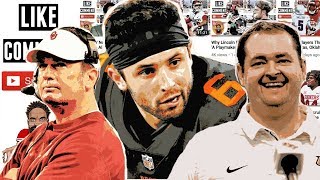 The Baker Mayfield Media Apology Tour Josh Heupel And Bob Stoops Feud [upl. by Marcelia438]