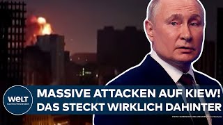 UKRAINEKRIEG Massive Raketenattacken auf Kiew Das verfolgt Putin wirklich mit den Angriffen [upl. by Ydne]