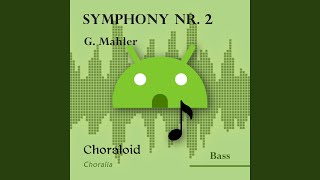 Symphony nr 2 Der grosse Appell  bar 512  536 bass I Voice with metronome [upl. by Rosati779]