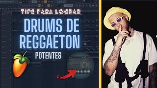 Logra BATERIAS de REGGAETON POTENTES 🔥 en tus BEATS  Fl Studio 20 [upl. by Goldy]