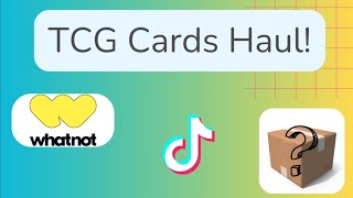 TikTok amp Whatnot random tcg card haul Anything good [upl. by Dlorad]