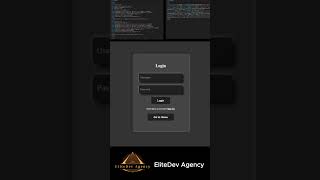 Creative Login Page cssanimation uiux webdesign webdevelopment htmlcssjsloginpage [upl. by Stillmann]