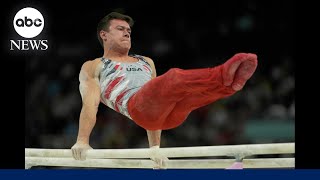 Team USA mens gymnastics wins 1st medal since 2008 Olympics [upl. by Turino]