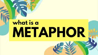 Metaphors  Literary Devices  Speak and Write English More Fluently [upl. by Neale]