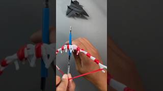 Dental floss version of bow and arrow handmade dentalfloss bow arrow [upl. by Barthelemy]