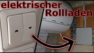 ⚡ elektrischer Rollladen  Rohrmotor anschließen  Rollladenmotor installieren  Motor  Anleitung 💡 [upl. by Abil211]