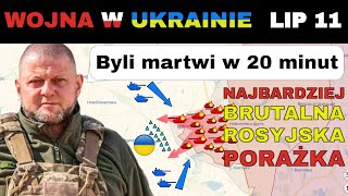 11 LIP NIESAMOWITY ATAK Rosjanie Tracą 200 LUDZI 21 CZOŁGÓW i BWP w 20 MINUT  Wojna w Ukrainie [upl. by Eener605]