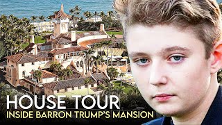 Barron Trump  House Tour  250 Million Palm Beach Mansion amp More [upl. by Nirag]