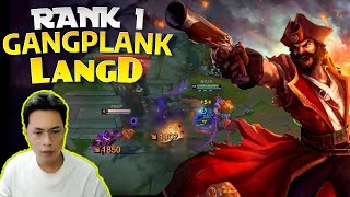 🔴 LangD Gangplank vs Ornn  LangD Rank 1 Gangplank Guide [upl. by Nedroj430]