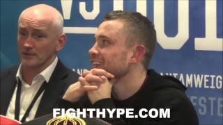 CARL FRAMPTON TALKS WIN OVER SCOTT QUIGG amp LEO SANTA CRUZ SHOWDOWN quotTHATS VERY APPEALING TO MEquot [upl. by Aronoff294]