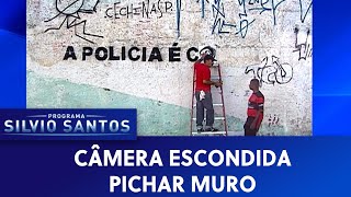 Pichar muro  Câmeras Escondidas 221119 [upl. by Jarus355]