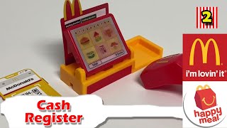 McDonalds Happy Meal Cash Register Playset Unboxing [upl. by Grier]